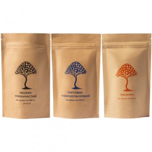 Грибной комплекс Дедушка Мухомор Набор “Здоровый ребенок” ( 3 вида грибов) 60 + 60 + 60 капсул