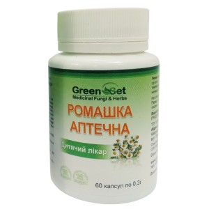 Улучшение работы кишечника GreenSet Ромашка Аптечная - Детский Врач 60 капсул