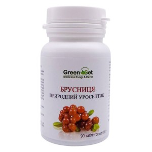Урологический препарат GreenSet Брусника - природный уросептик 90 таблеток