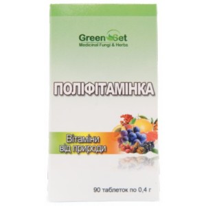 Смесь экстрактов GreenSet Полифитаминка - Витамины от природы 90 таблеток