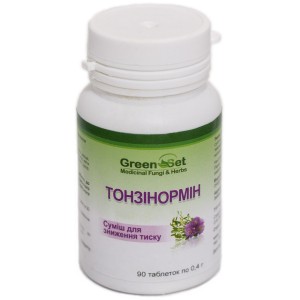 Комплекс для профилактики давления и кровообращения GreenSet Тонзинормин - Смесь для снижения давления 90 таблеток