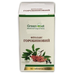 Улучшение работы кишечника GreenSet Фитолакс Рябиновый (Фитолакс Рябиновый) 90 таблеток