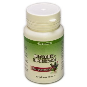 Комплекс для здоровья предстательной железы GreenSet Фитолек - Простатит 90 таблеток