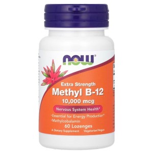Витамин Б12 NOW Foods Methyl B-12 10000 mcg 60 Lozenges