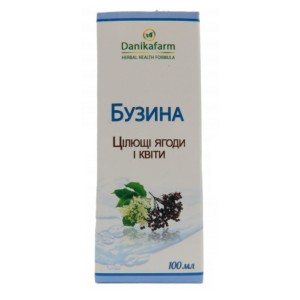 Противопростудное средство DanikaFarm БАЖ Бузина - целебные ягоды и цветы 100 мл