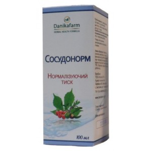 Комплекс для профилактики давления и кровообращения DanikaFarm БАЖ Сосудонорм Нормализующий Давление 100 мл