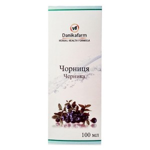 Комплекс для профилактики зрения DanikaFarm БАЖ Черника 100 мл