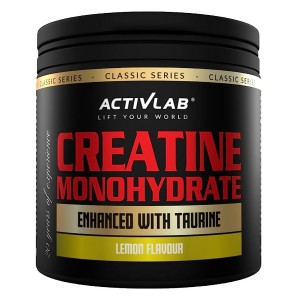 Креатин моногидрат Activlab Classic Series Creatine Monohydrate Enhanced With Taurine 300 g /50 servings/ Lemon