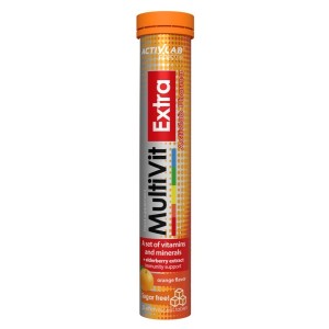 Витаминно-минеральный комплекс для спорта Activlab MultiVit Extra 20 effervescent tabs Juicy Orange