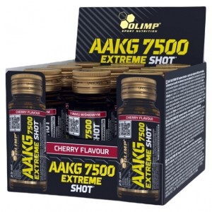 Аргинин для спорта Olimp Nutrition AAKG 7500 Extreme Shot 9 х 25 ml Cherry