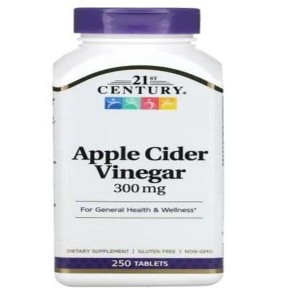 Яблочный уксус 21st Century Apple Cider Vinegar 300 mg 250 Tabs