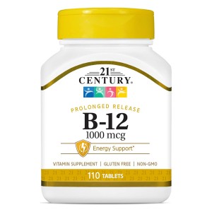 Витамин Б12 21st Century B-12 Prolonged Release 1000 mcg 110 Tabs