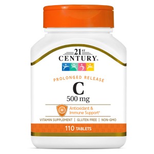 Витамин C 21st Century Vitamin C Prolonged Release 500 mg 110 Tabs