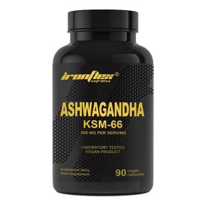Ашфаганда для спорта IronFlex Ashwagandha KSM-66 90 Veg Caps