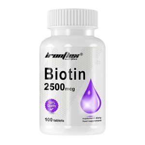 Витамин B для спорта IronFlex Biotin 2500 mcg 100 Tabs