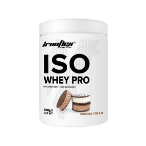 Протеин IronFlex Iso Whey Pro 500 g /16 servings/ Cookies Cream