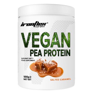 Протеин IronFlex Vegan Pea Protein 500 g /16 servings/ Salt Caramel