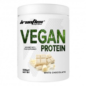 Протеин IronFlex Vegan Protein 500 g /17 servings/ White Chocolate