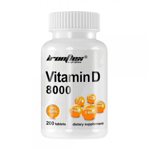 Витамин D для спорта IronFlex Vitamin D3 8000 200 Tabs