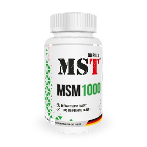 Хондропротектор (для спорта) MST Nutrition MSM 1000 90 Tabs