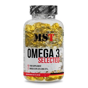 Омега для спорта MST Nutrition Omega 3 Selected 55% 120 Caps