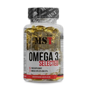 Омега для спорта MST Nutrition Omega 3 Selected 55% 60 Caps