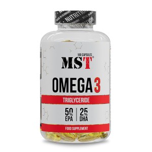 Омега для спорта MST Nutrition Omega 3 Triglyceride 75% 180 Caps