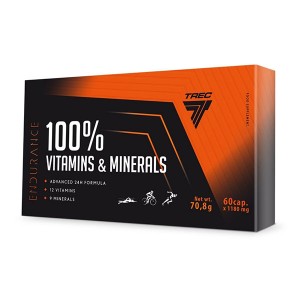 Витаминно-минеральный комплекс для спорта Trec Nutrition Endurance 100% Vitamins & Minerals 60 Caps