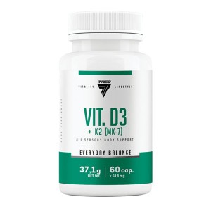 Витамин D3+K2 для спорта Trec Nutrition VIT. D3+K2 (MK-7) 60 Caps