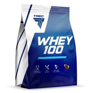 Протеин Trec Nutrition Whey 100 900 g /30 servings/ Double Chocolate
