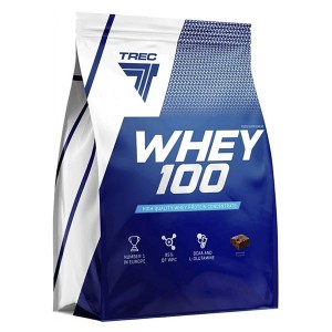 Протеин Trec Nutrition Whey 100 900 g /30 servings/ Brownie