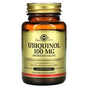 Коэнзим Solgar Ubiquinol 100 mg 50 Softgels