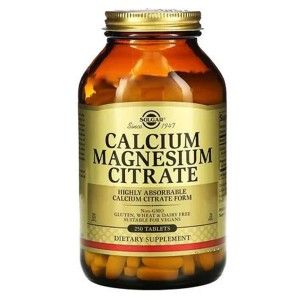 Мультиминеральный комплекс Solgar Calcium Magnesium Citrate 250 Tabs