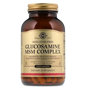 Препарат для суставов и связок Solgar Glucosamine MSM Complex 120 Tabs