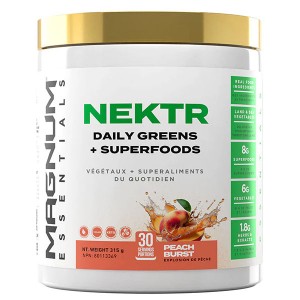 Антиоксиданты для спорта Magnum Nutraceuticals NEKTR Daily Greens + SuperFoods 315 g /30 servings/ Peach Burst