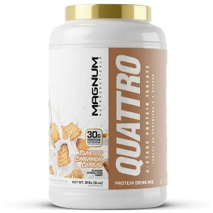 Протеин Magnum Nutraceuticals Quattro  Protein Drink Mix 910 g /49 servings/ Toasted Cinnamon Cereal