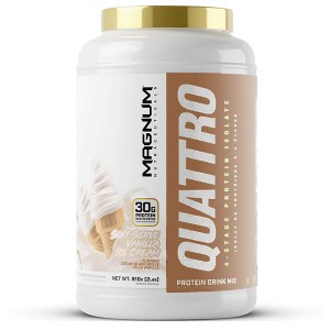Протеин Magnum Nutraceuticals Quattro  Protein Drink Mix 910 g /49 servings/ Vanilla Ice Cream
