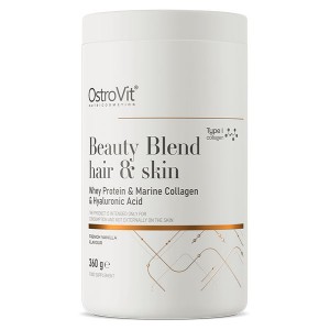 Комплекс для кожи, волос, ногтей OstroVit Beauty Blend Hair & Skin 360 g /12 servings/ French Vanilla