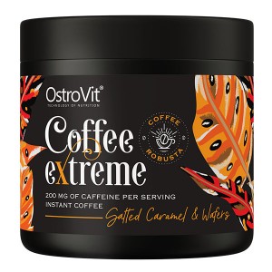 Энергетик OstroVit Coffee Extreme 150 g /20 servings/ Salted caramel & Wafers