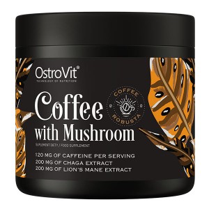 Заменитель питания OstroVit Coffee with Mushrooms 150 g /21 servings/