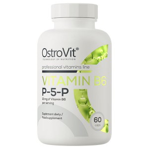 Витамин B для спорта OstroVit Vitamin B6 P-5-P 60 Caps