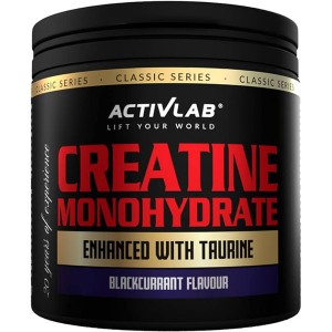 Креатин моногидрат Activlab CS Creatine Monohydrate with Taurine 300 g /66 servings/ Black Currant