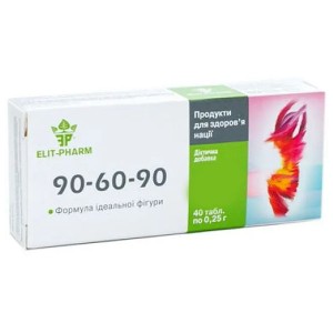 Экстракт для похудения Elit-Pharm 90-60-90 40 Tabs