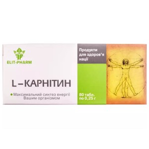 Карнитин Elit-Pharm L- Карнитин 80 таб