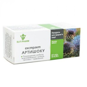 Артишок Elit-Pharm Экстракт Артишока 40 таб