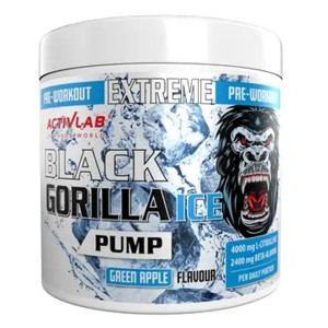 Комплекс до тренировки Activlab Black Gorilla Ice Pump 300 g /30 servings/ Green Apple