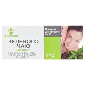 Зеленый чай Elit-Pharm Зеленого Чая Экстракт 40 таб