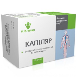 Комплекс для профилактики давления и кровообращения Elit-Pharm Капилляр 50 капс