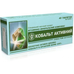 Комплекс для профилактики давления и кровообращения Elit-Pharm Кобальт Активный 40 таб