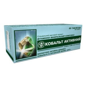 Комплекс для профилактики давления и кровообращения Elit-Pharm Кобальт Активный 80 таб